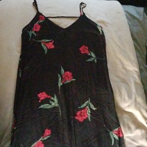 Little Black Dress with Rose print from Forever 21